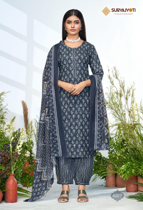 Suryajyoti Priyal Vol-4 – Kurti With Afghani Pant & Dupatta